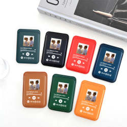 Personalized PU Leather MagSafe Wallet Custom Spotify Code MagSafe Card Holder for iPhone
