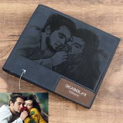 Custom Photo PU Leather Wallet – Personalized Birthday & Valentine’s Day Gift
