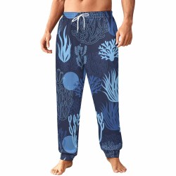 Men's All-Print Long Sweatpants