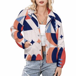 Women's Stand Collar Plush Jacket