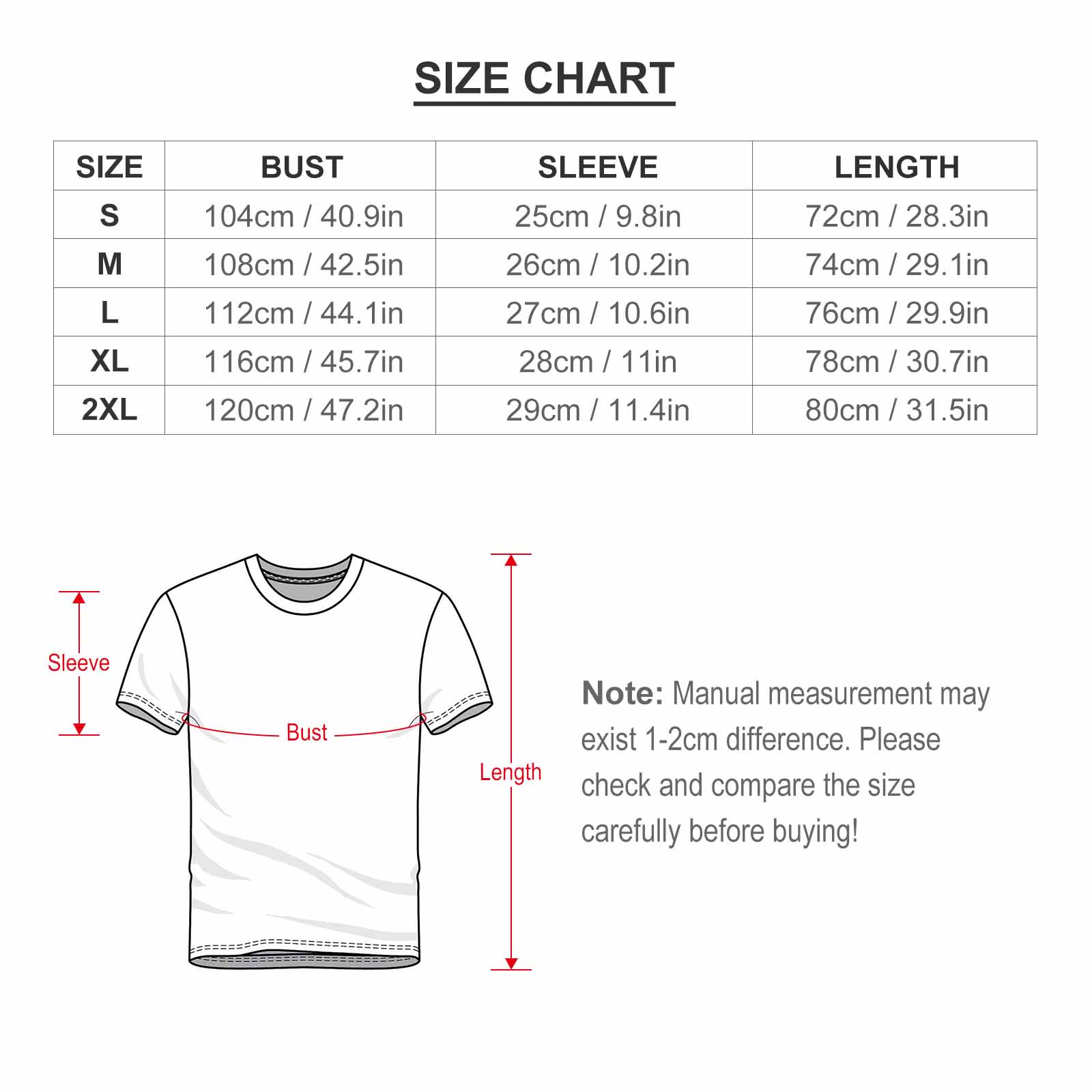 print on demand T-shirt