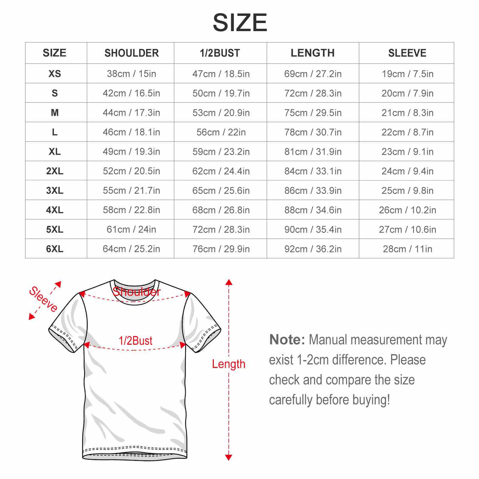 print on demand T-shirt