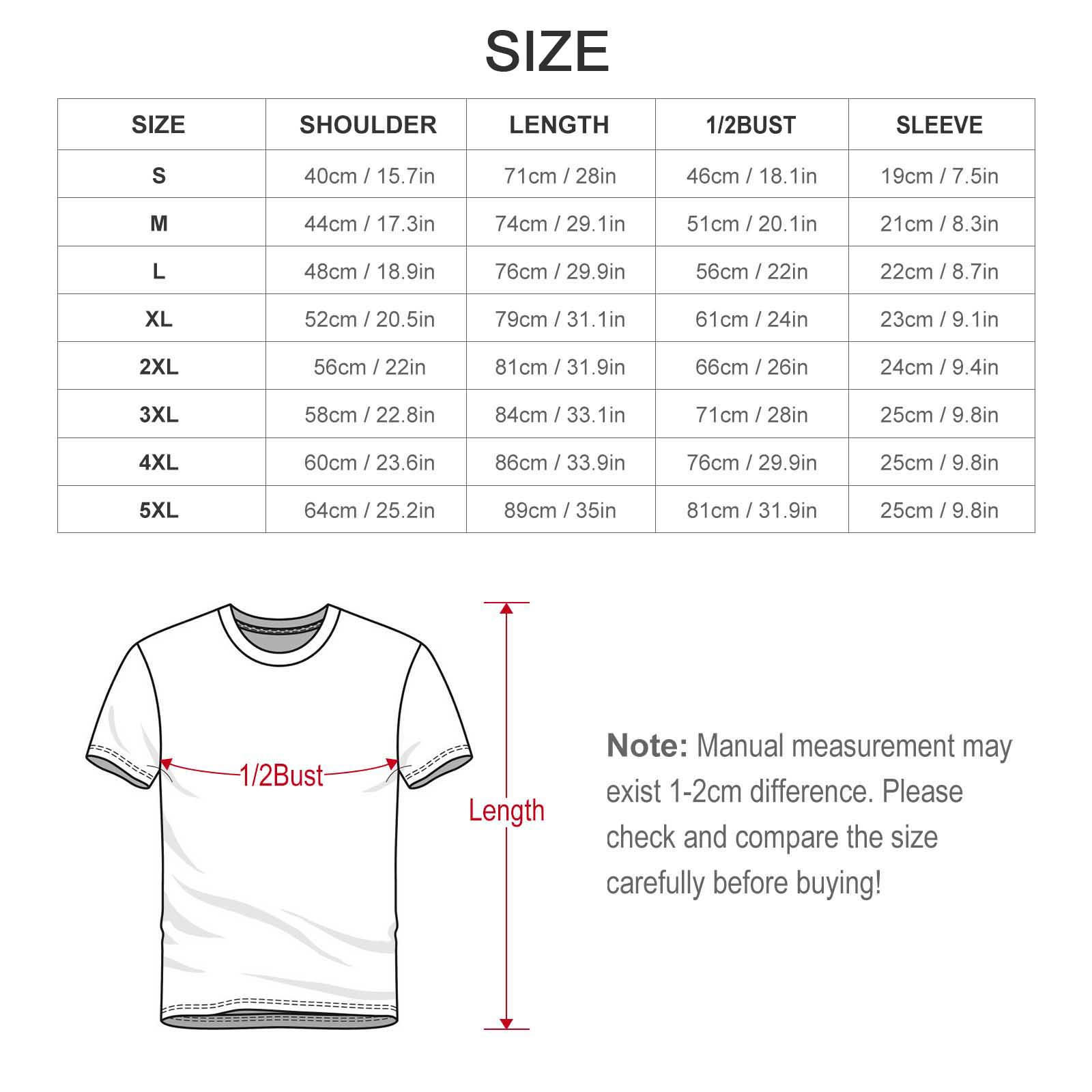 print on demand T-shirt