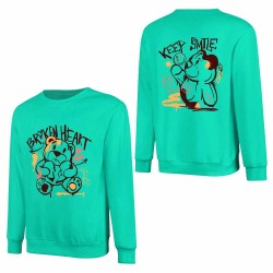 Pure cotton pullover sweater Printed on both the front and back available in multiple colors