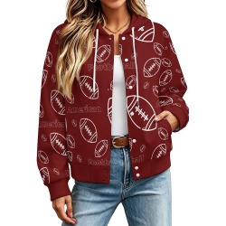 Hooded baseball jacket