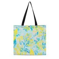 Floral Pattern Boutique Tote Bag (Horizontal Version)