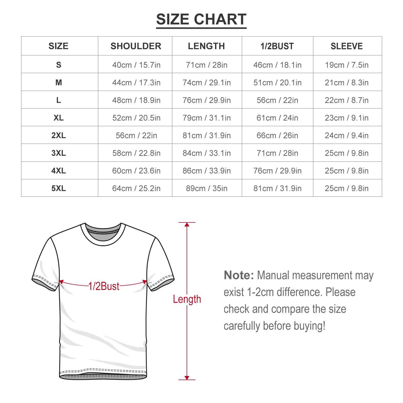 print on demand T-shirt