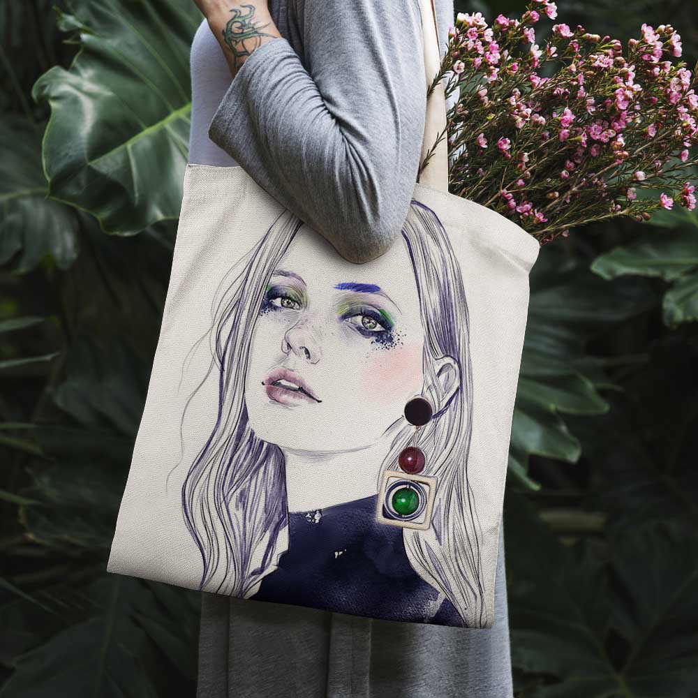 print on demand Tote Bags