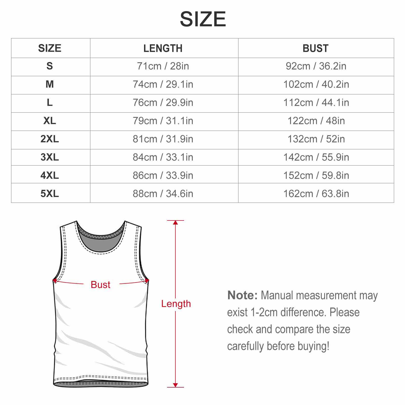 print on demand Tank Top