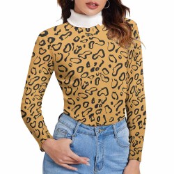 Women's Long Sleeve Lapel Sweater