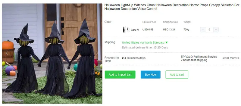 halloween light-up witcher
