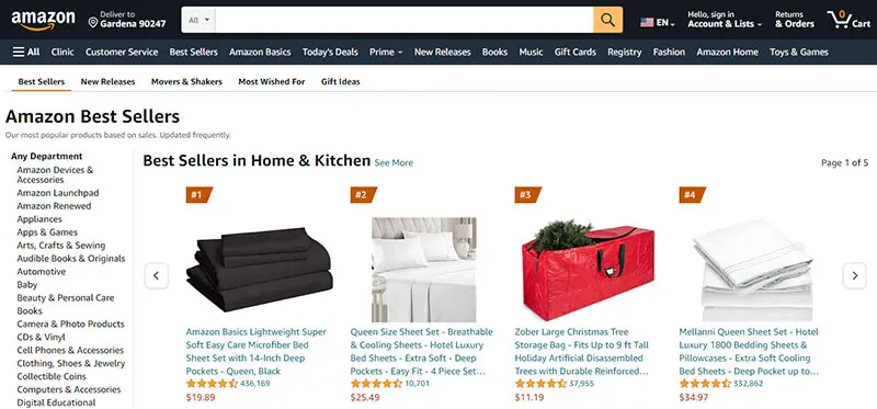 trending Amazon products