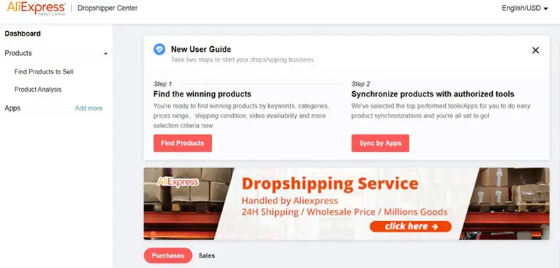 Dropshipping center aliexpress