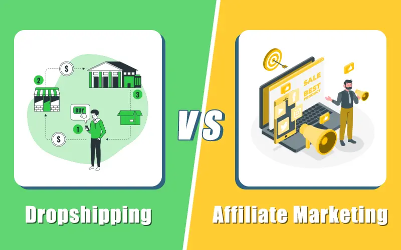 affiliate marketing vs dropshipping