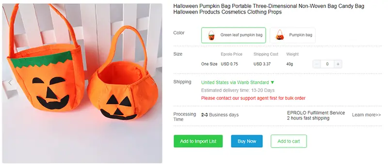 halloween dropshipping products