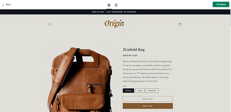 best free shopify themes