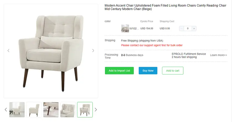 furniture drop shipping suppliers