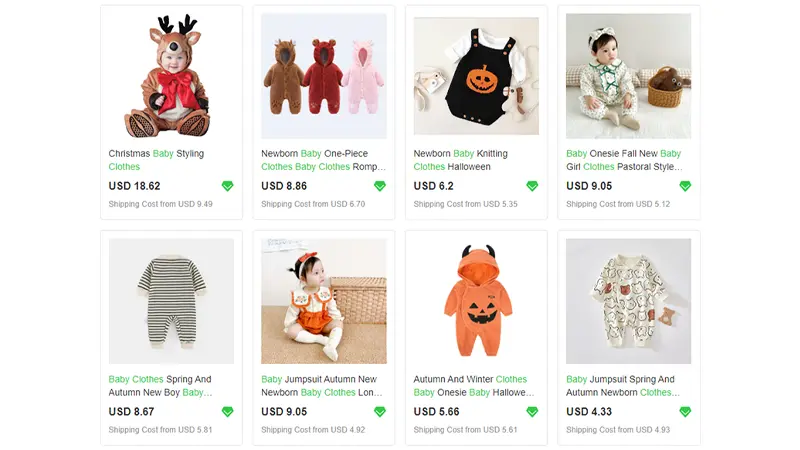 Dropshipping baby products