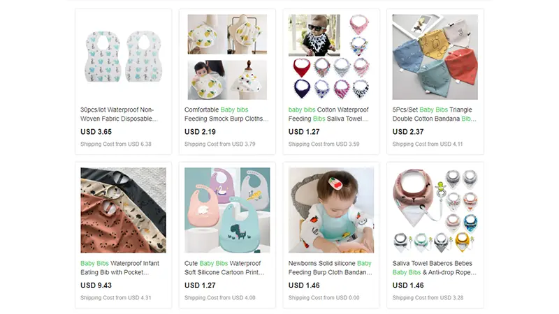 Baby products dropshipping