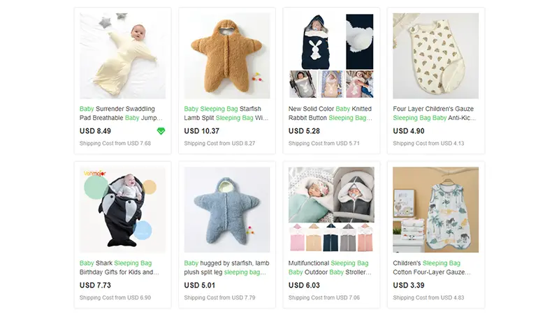 Dropship infant products