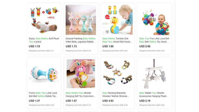 Toddler dropshipping products