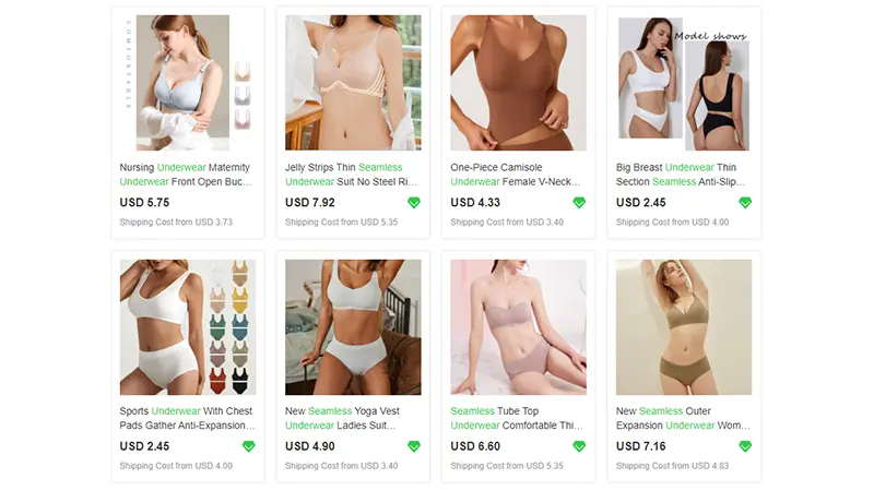 dropshipping lingerie