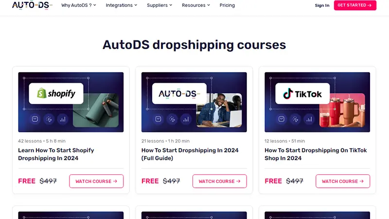 dropshipping free course