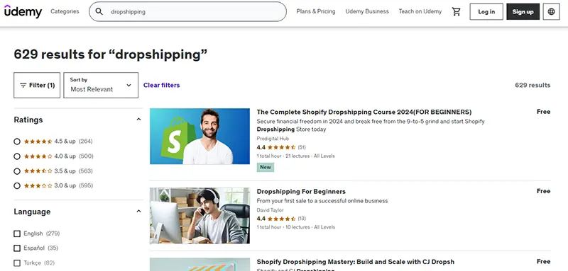 free dropshipping course