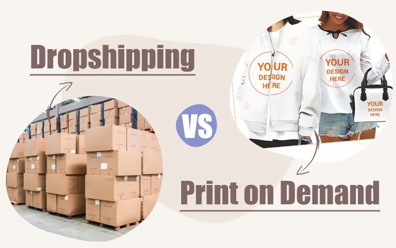 print on demand vs dropshipping