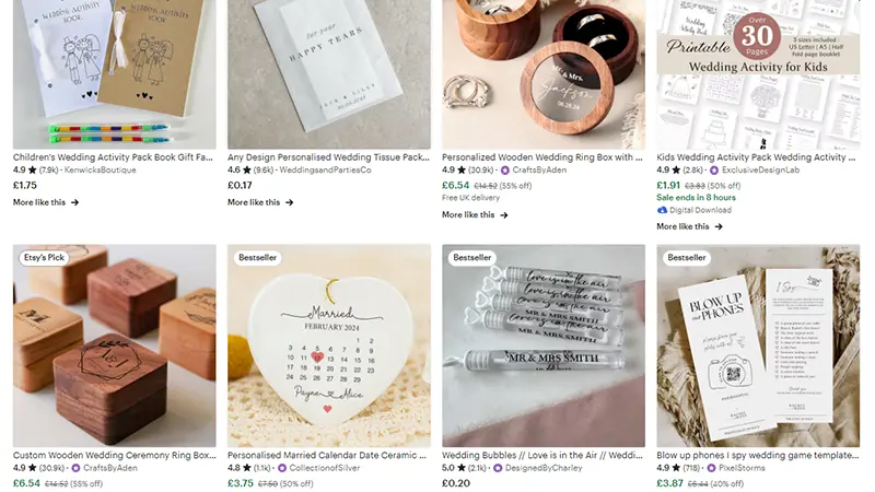 How to find best selling products on Etsy