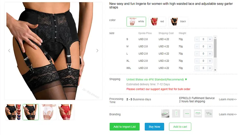 dropship lingerie suppliers