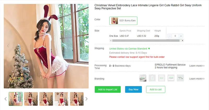 dropship lingerie suppliers