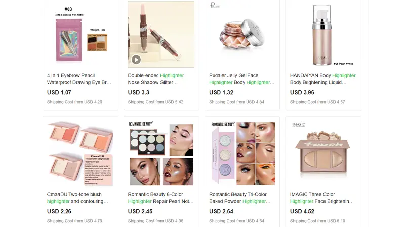 beauty product dropshipping