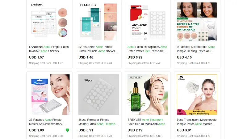 dropshipping skincare products