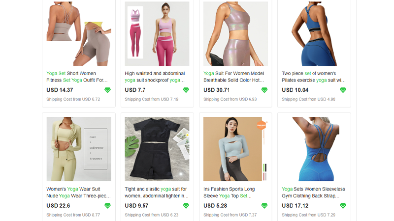 yoga dropshipping products