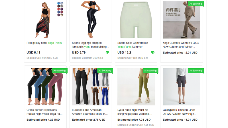 dropshipping yoga product