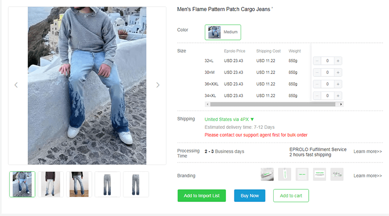 Men's jeans asian sizes to us