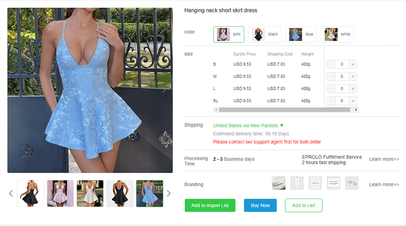Hanging neck short skirt asian size to us