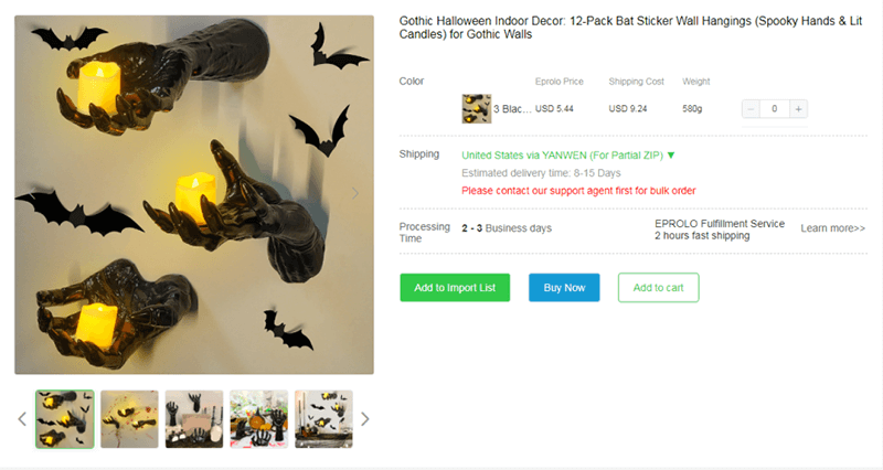 Halloween Wall-Mounted Hands