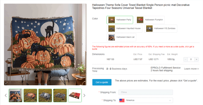 Halloween Blankets & Throws