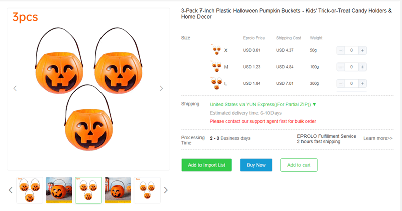 Trick-or-Treat Candy Buckets & Bowls