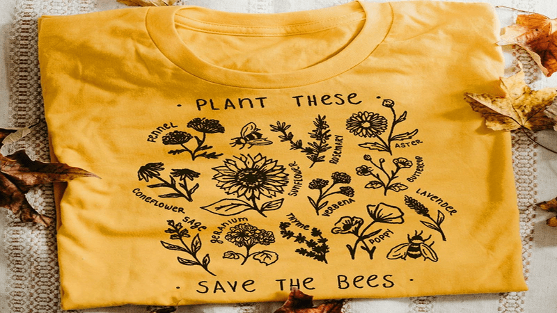 Plant Aesthetics t shirt design ideas