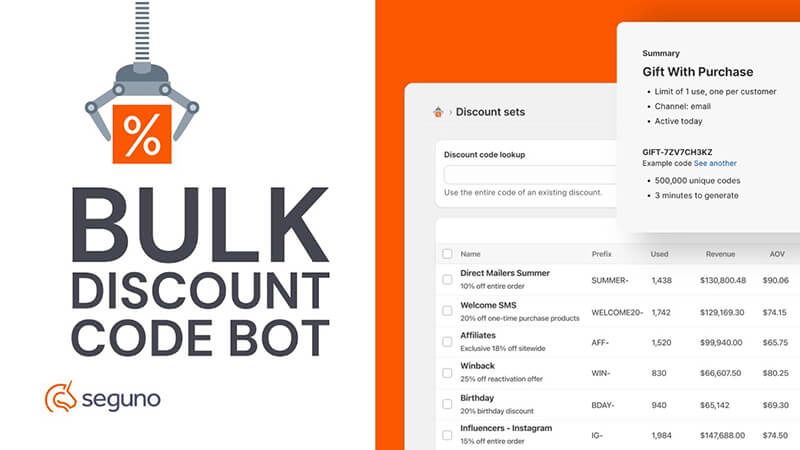Bulk discount code bot discount app
