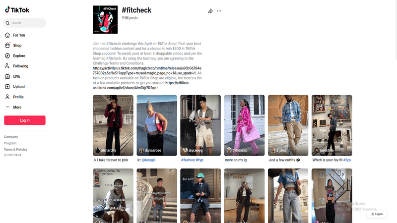 #fitcheck current fashion trends