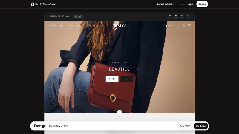 Shopify themes for print on demand