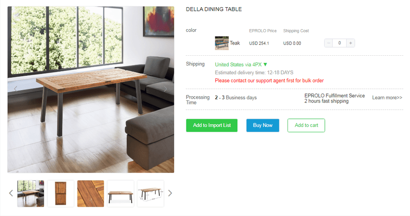 Dining tabels