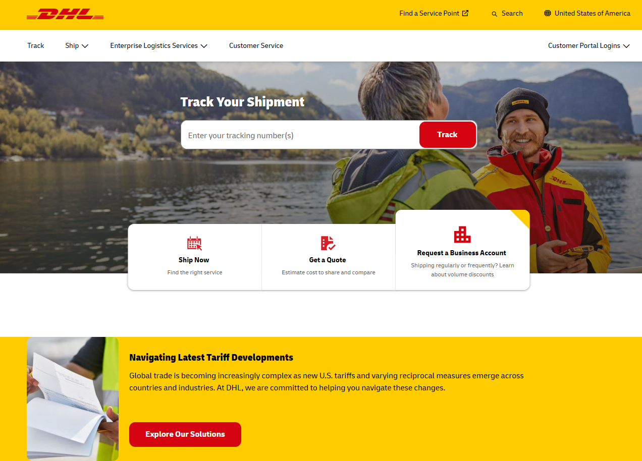 Tracking a parcel online to review top 3pl logistics companies for global shipping on the EPROLO blog.