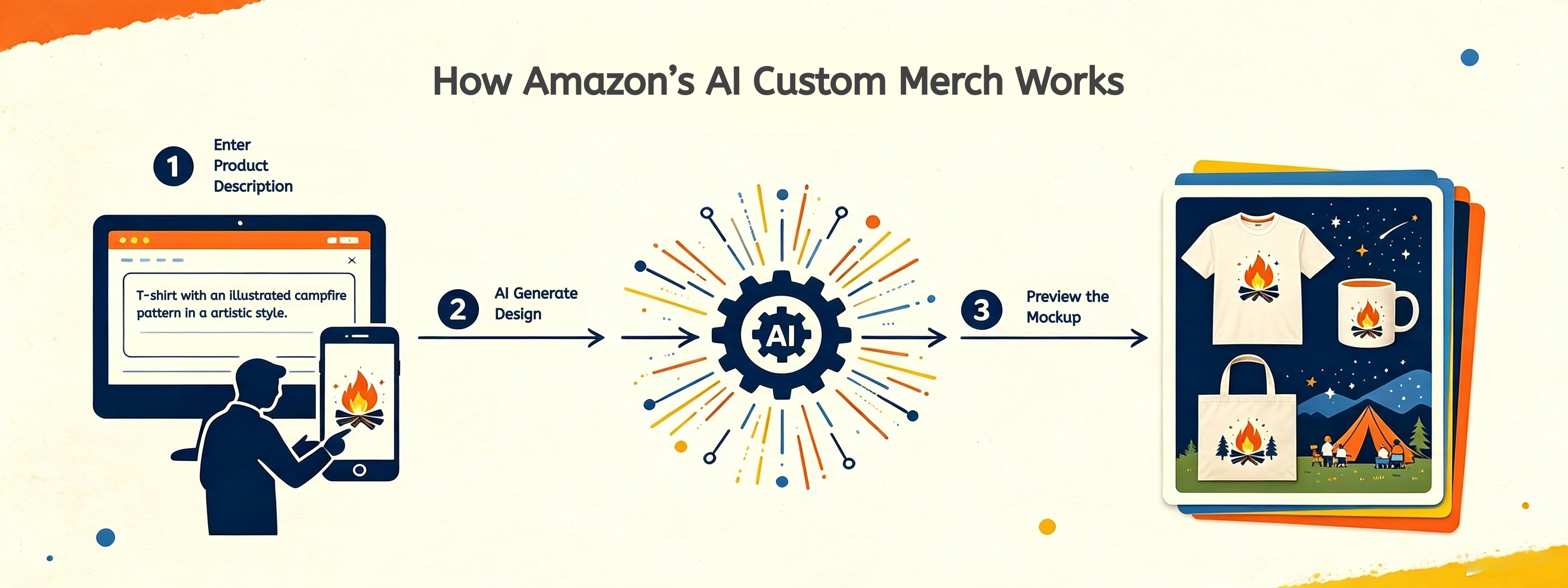 How Amazon&rsquo;s AI Custom Merch Works 