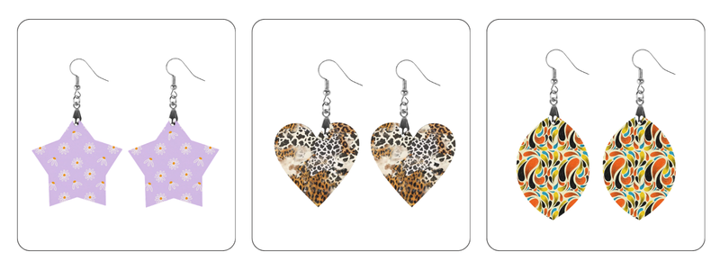 print on demand earrings