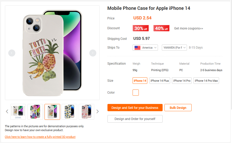 Gouache Illustration Designs phone case